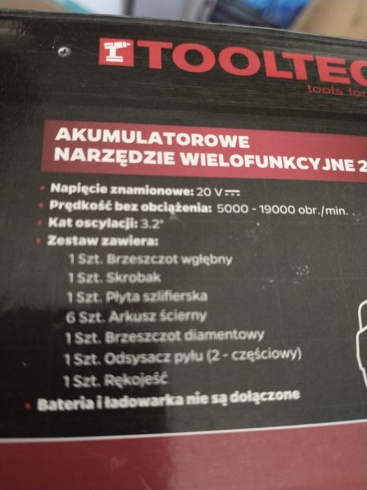 Nowa szlifierka akumulatorowa