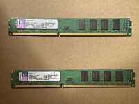 Memória RAM DDR3 kingston KVR1333D3N9/8G 2 por 80€.