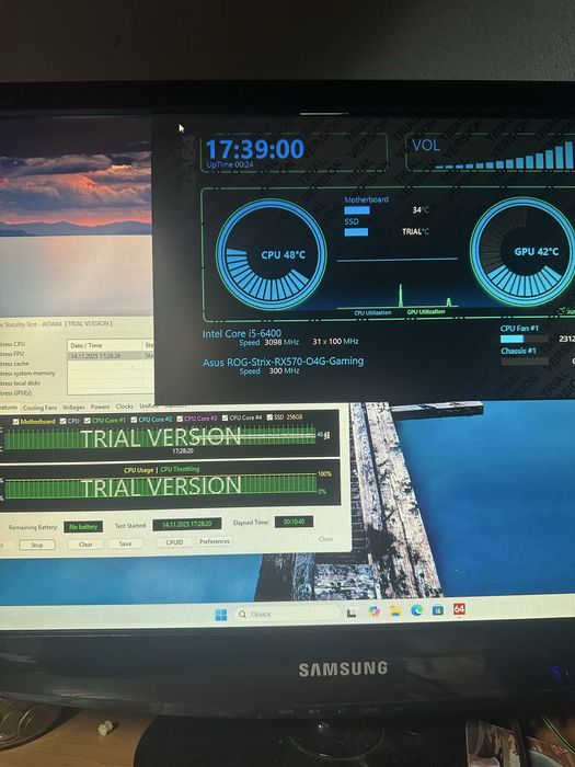 Ігровий ПК — i5 6400, RX 570 4GB, 16GB DDR4, SSD+HDD