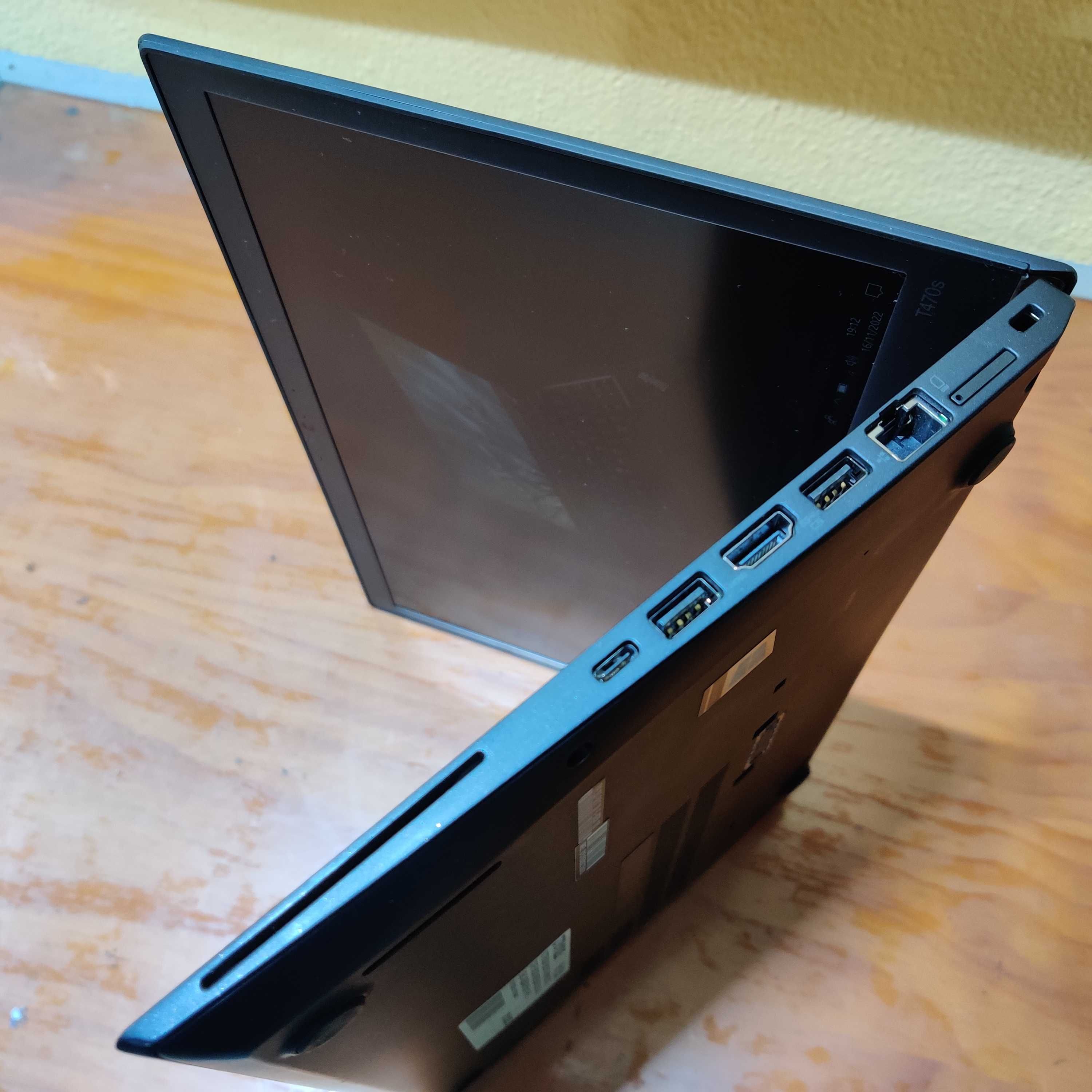 Portátil LENOVO THINKPAD T470S i5-6300u 256GB SSD 8gb ram