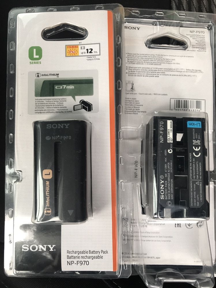 Новый . Оригинал. Аккумулятор Sony F 970; лампа Panasonic LDC-103