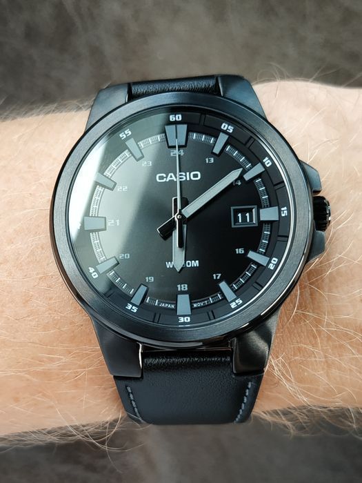 Годинник чоловічий Casio MTP-E173BL-1 Оригинал Гарантия Часы мужские