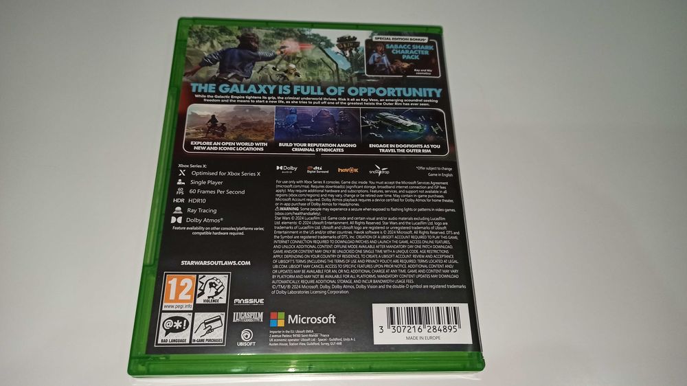 XBOX SERIES X STAR WARS OUTLAWS pl po polsku gwiezdne wojny najlepsze