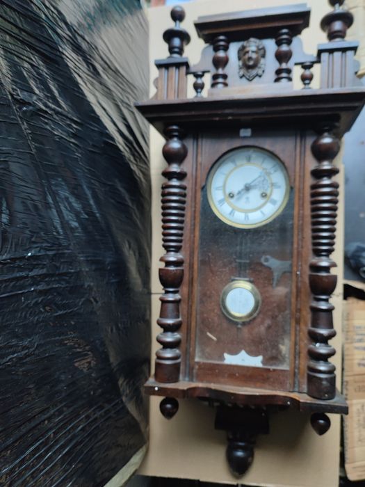 Zegar wiszący drewniany Francja