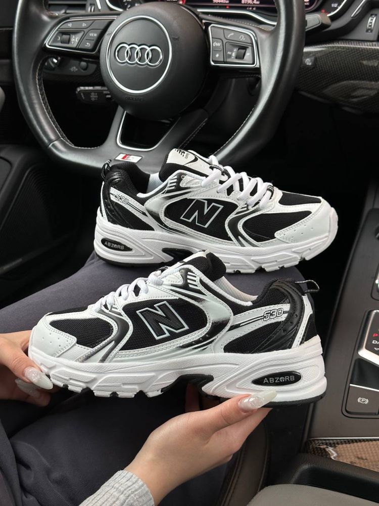 Жіночі кросівки нью беланс New Balance 530 Black White Premium [36-41]