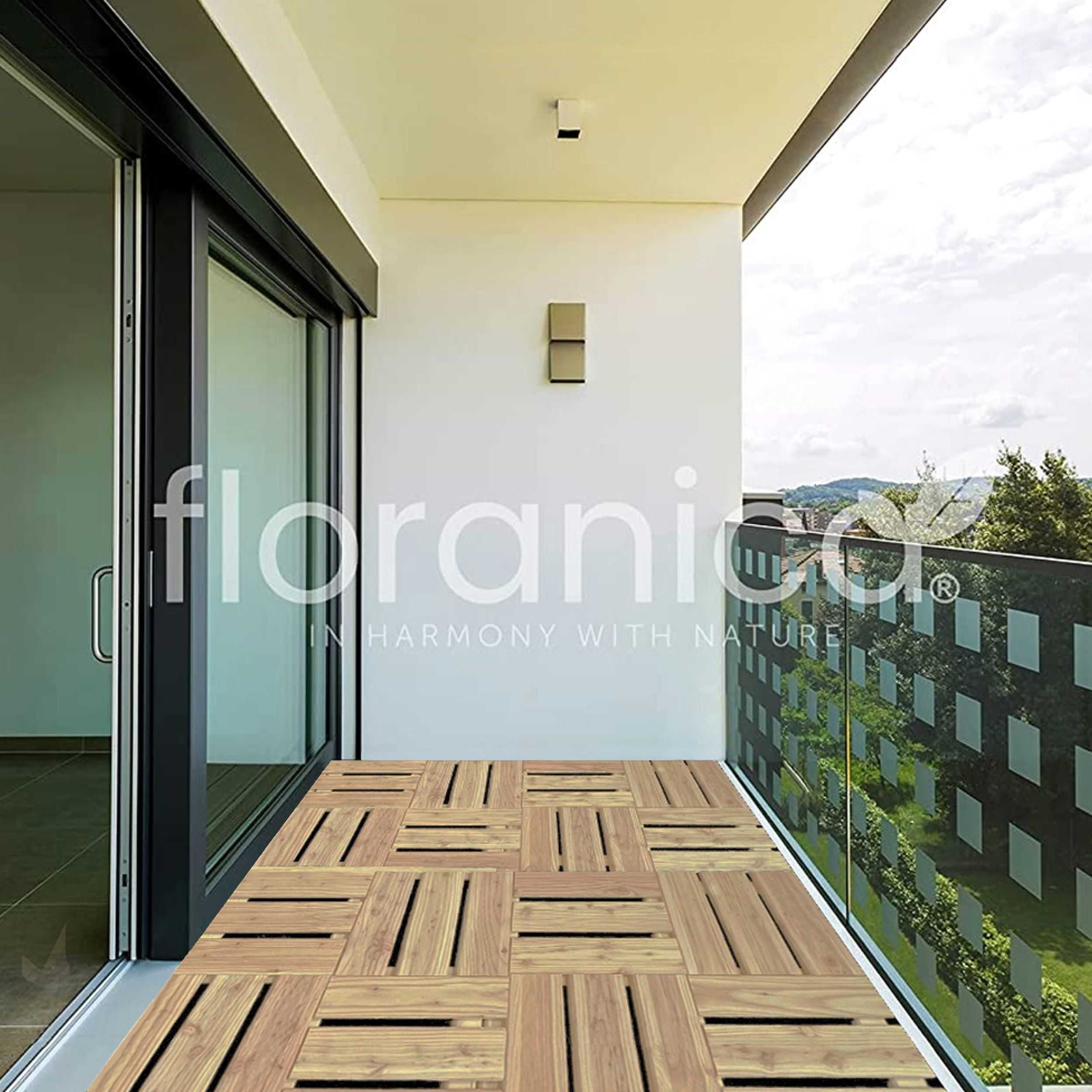 Podest Mozaika 60x60cm - drewniany podest modrzewiowy Floranica