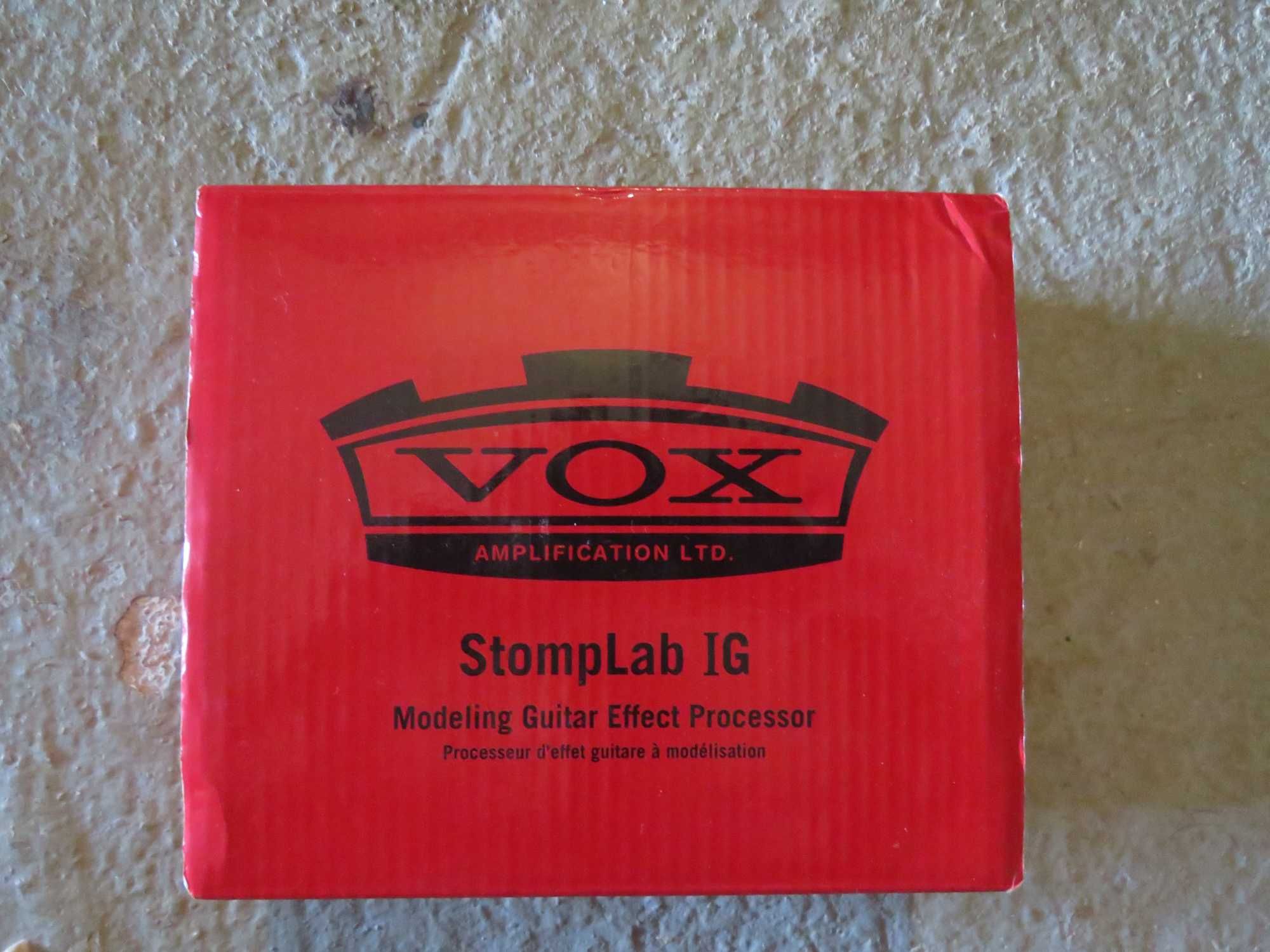 2 pedais VOX STOMP LAB / MOOER DAYTripper - Cab simulator + Preamp Vox