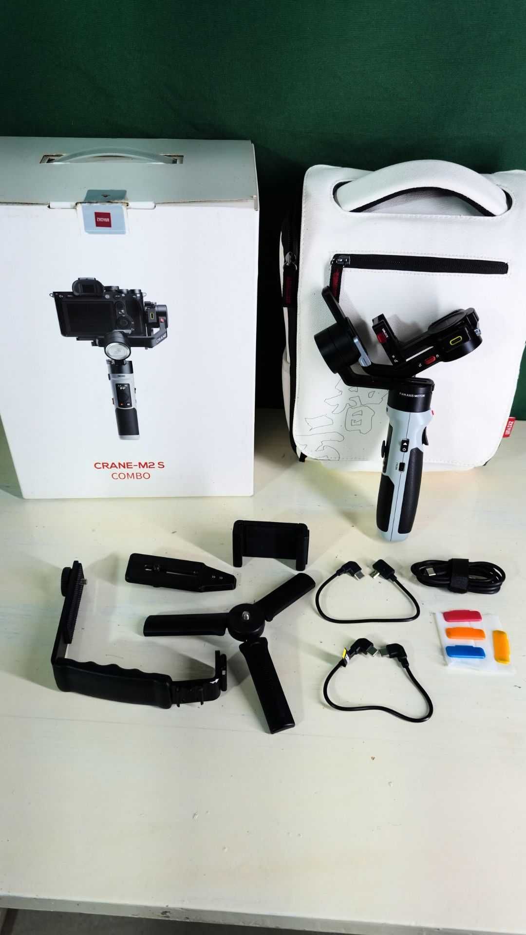 Estabilizador Zhiyun Crane M2s Combo (kit completo)