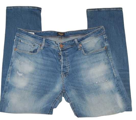 JACK JONES comfort mike W38 L34 PAS 104 jeansy męskie z elastanem