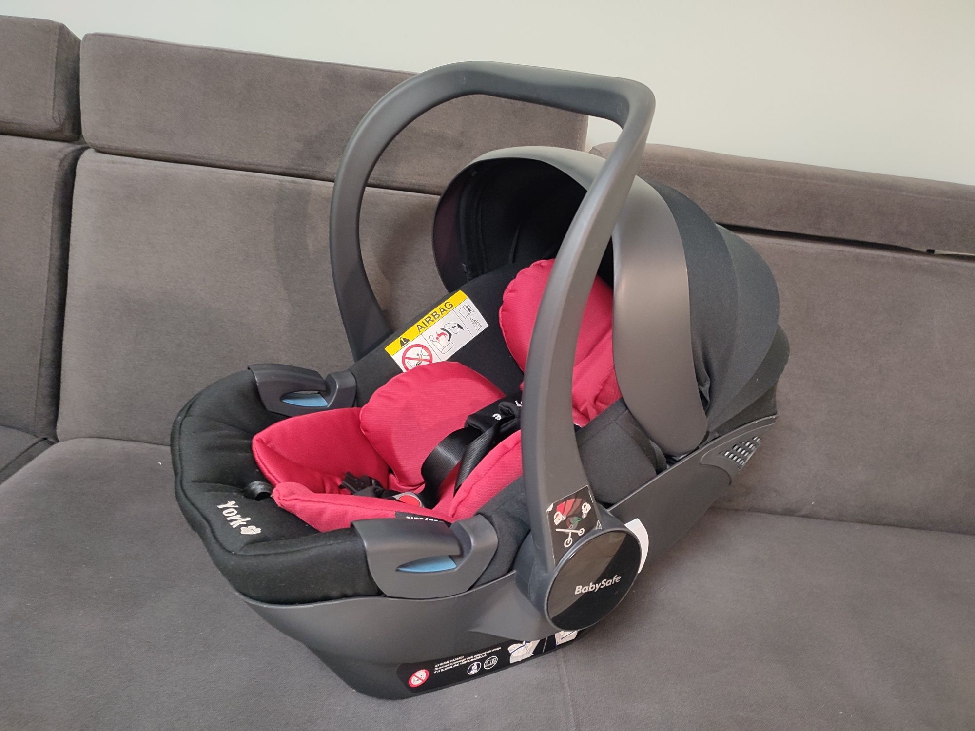 fotelik dla dzieci babysafe york baza isofix 0-13kg