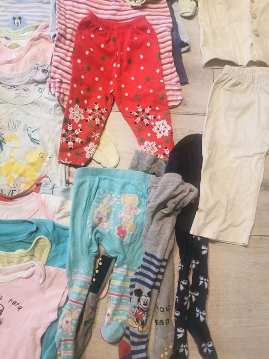 WIELKA paka 70 sztuk dziewczynka 80 - 86 śpiworki pościel