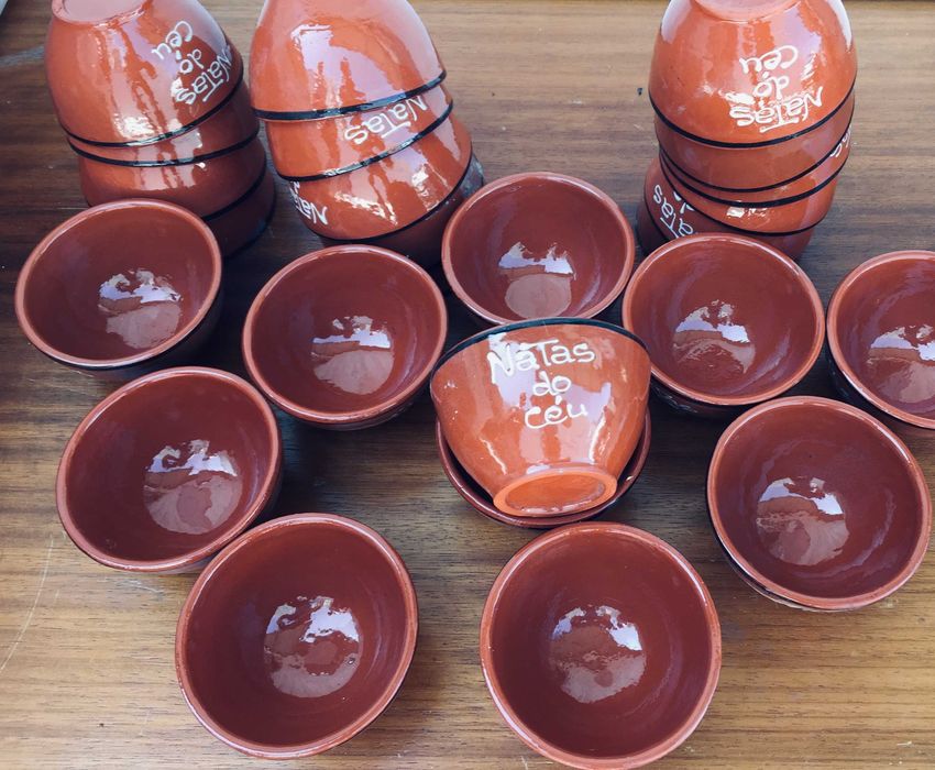 Taças de sobremesa "toucinho do Céu"