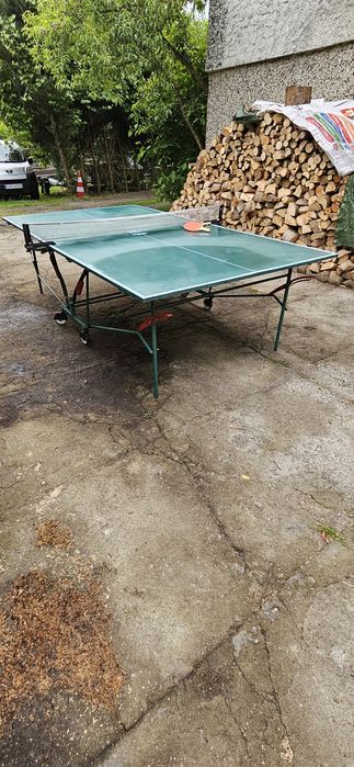 Fajny,zewnętrzny Kettler.Aluminiowy stół do tenisa,ping ponga