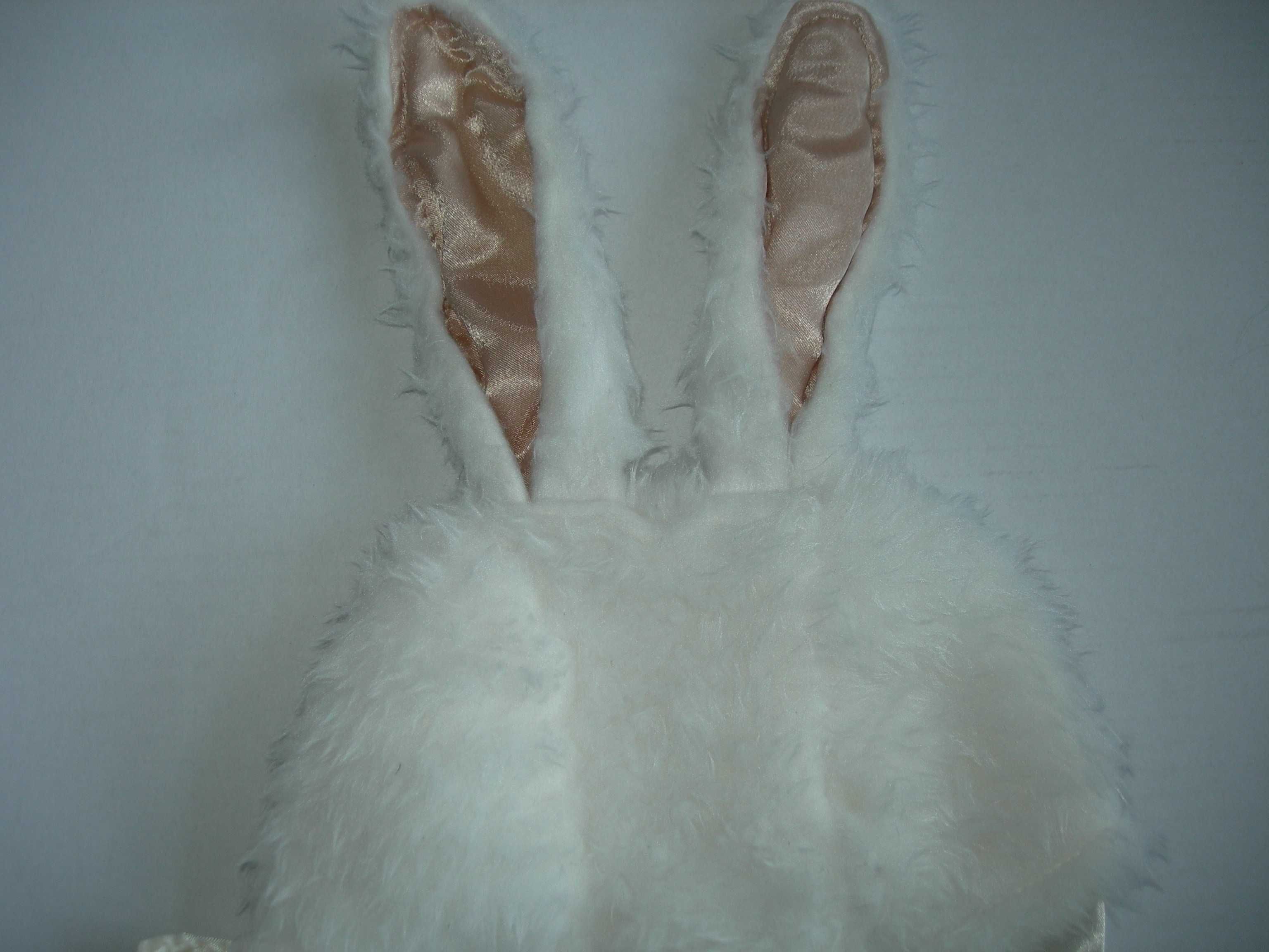 Шапка с ушами зайца, заяц, диаметр 51-5, завязки