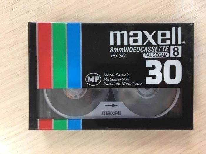 Кассета формата video 8 Maxell, TDK, SONY