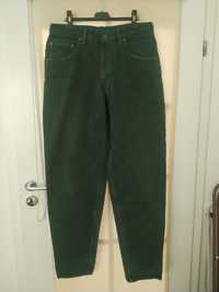 Vintage Levi's Red Tab 550 zielone jeansy rzadki model