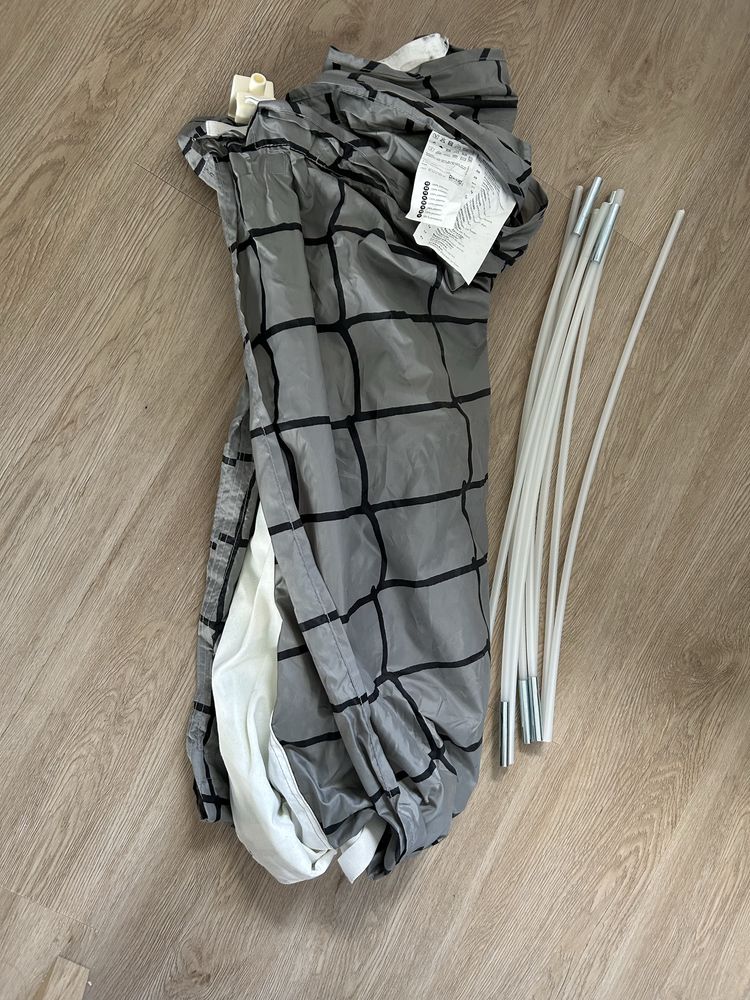 Łóżko Ikea Kura + Baldachim