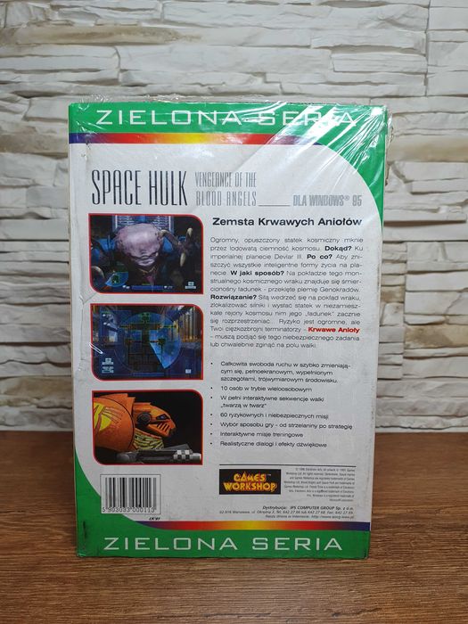 SPACE HULK 1995 - wydanie Zielona Seria mini BIG BOX ENG/PL FOLIA NOWA
