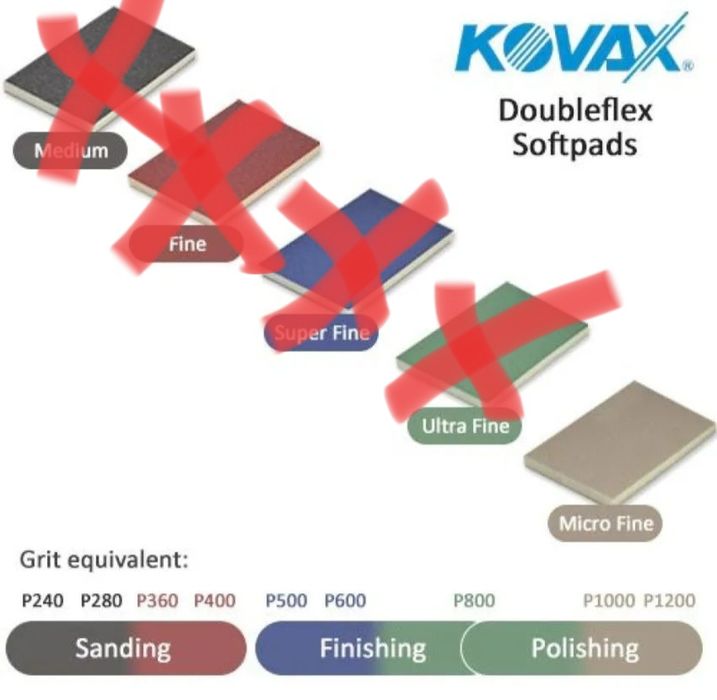 Kovax Double Flex Soft Pads Micro Fine