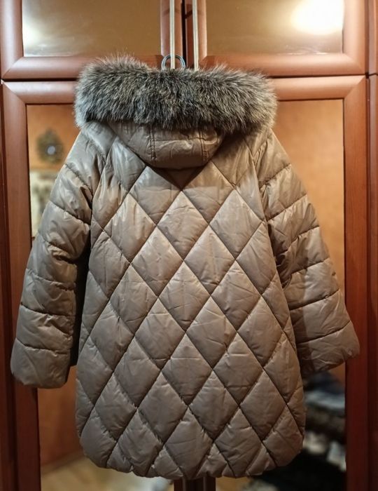 Куртка Пуховик з чорнобуркою