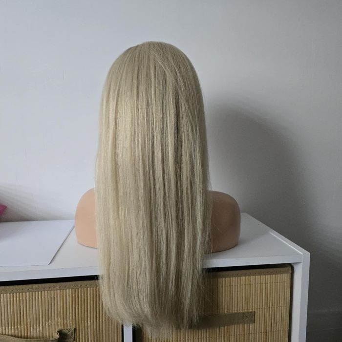 Peruka włosy naturalne europejskie jasny blond