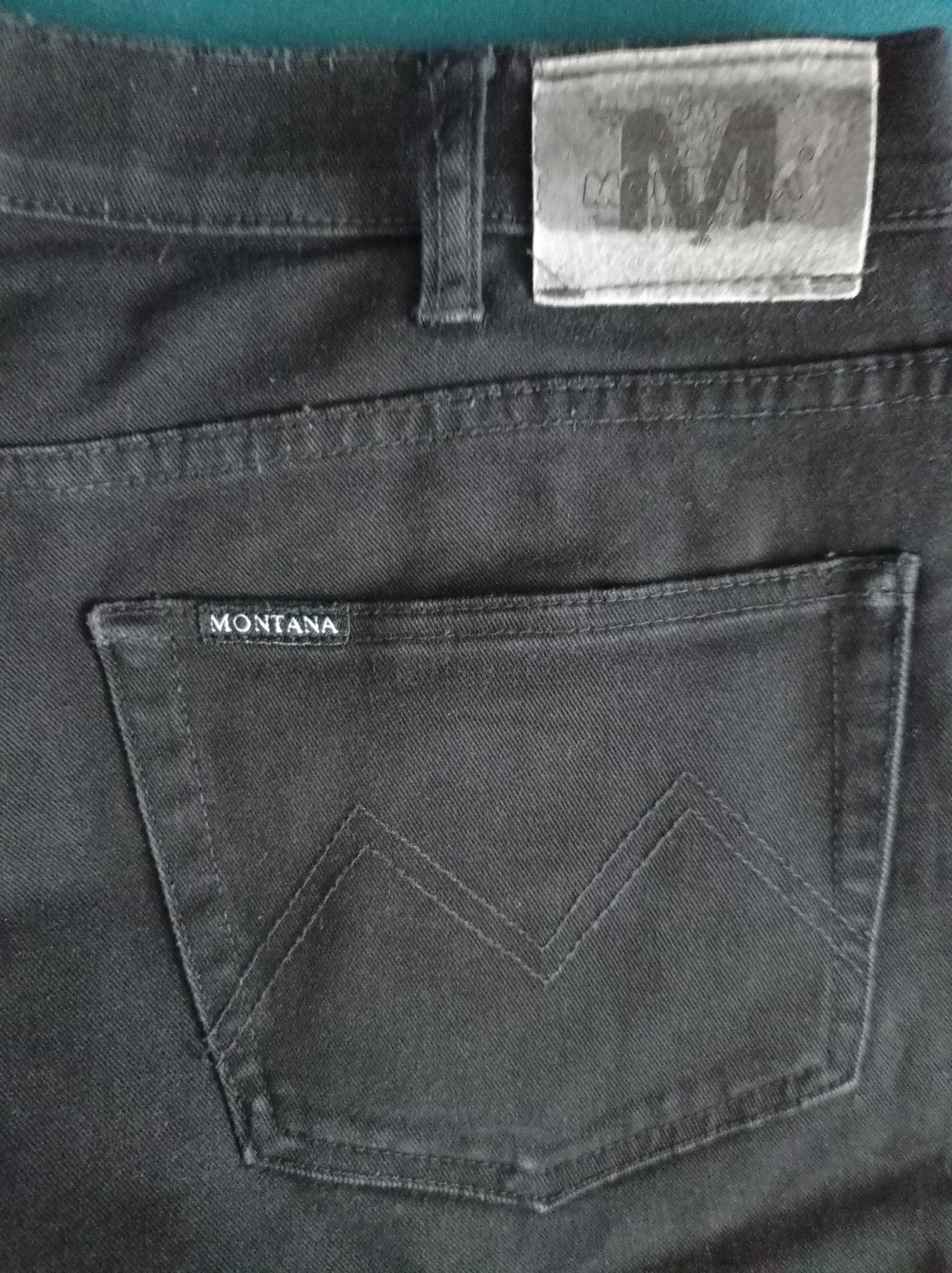 Montana jeansy czarne męskie
