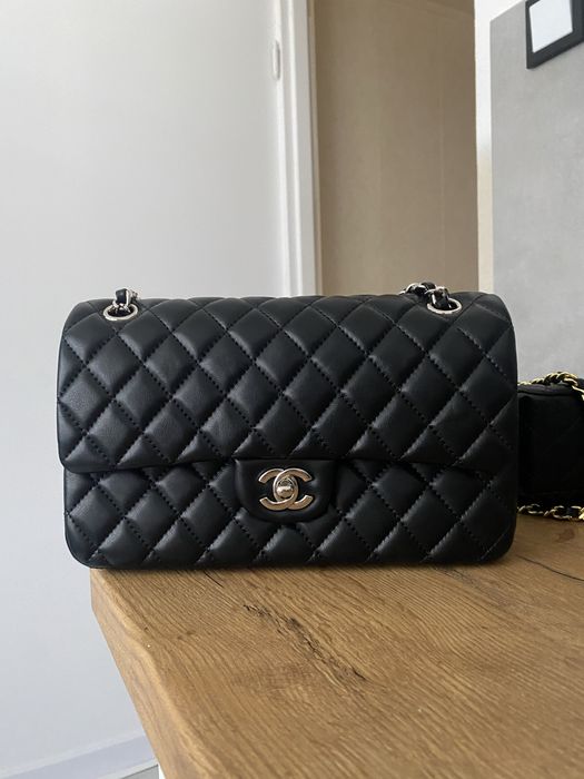 Chanel lambskin torebka skóra naturalna