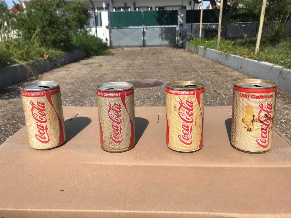 Latas de Coca-Cola Vintage