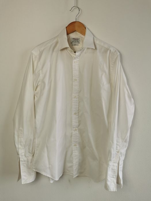 Elegancka koszula na spinki, T. M. Lewin, rozmiar L, 50, 34 1/2