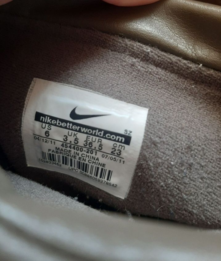 Ботинки Nike кожаные