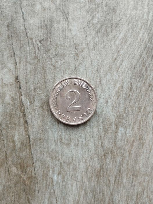Moeda 2 Pfennig 1966