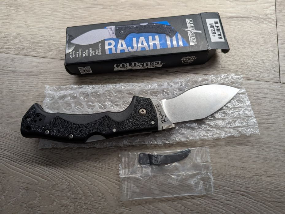 Складний ніж Cold Steel Rajah 3 AUS 10A Safe Hunter оригінал