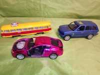 Машинки Bentley, Range Rover и трамвай Техно парк