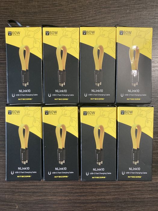 Кабель Nitecore NLink10 USB-C - USB-C з магнітним кріпленням