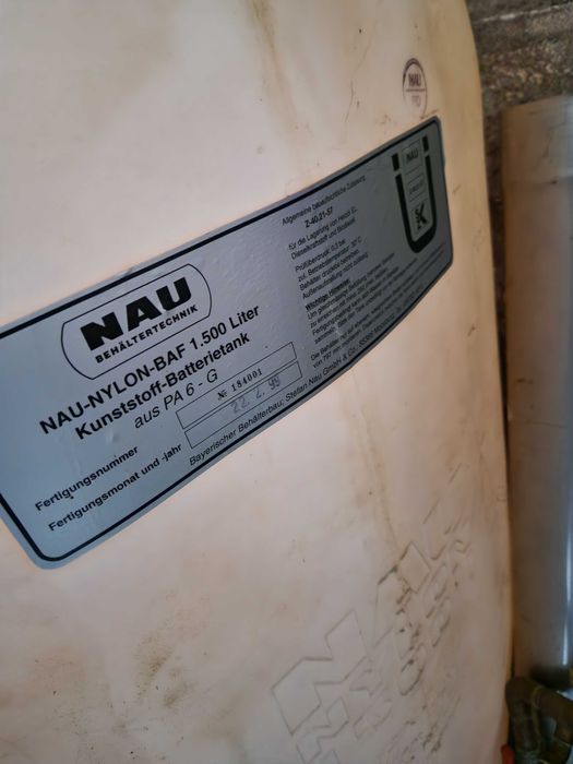 NAU zbiornik 1500 litrów