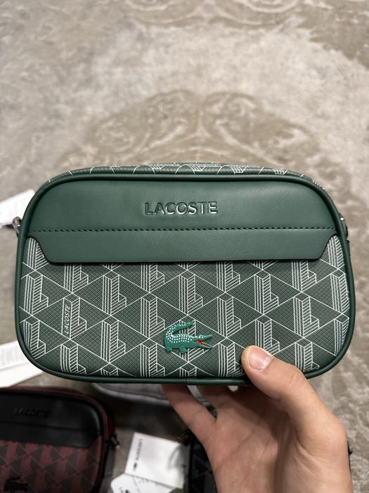 Сумка через плече lacoste лакоста сумка месенджер поясная сумка
