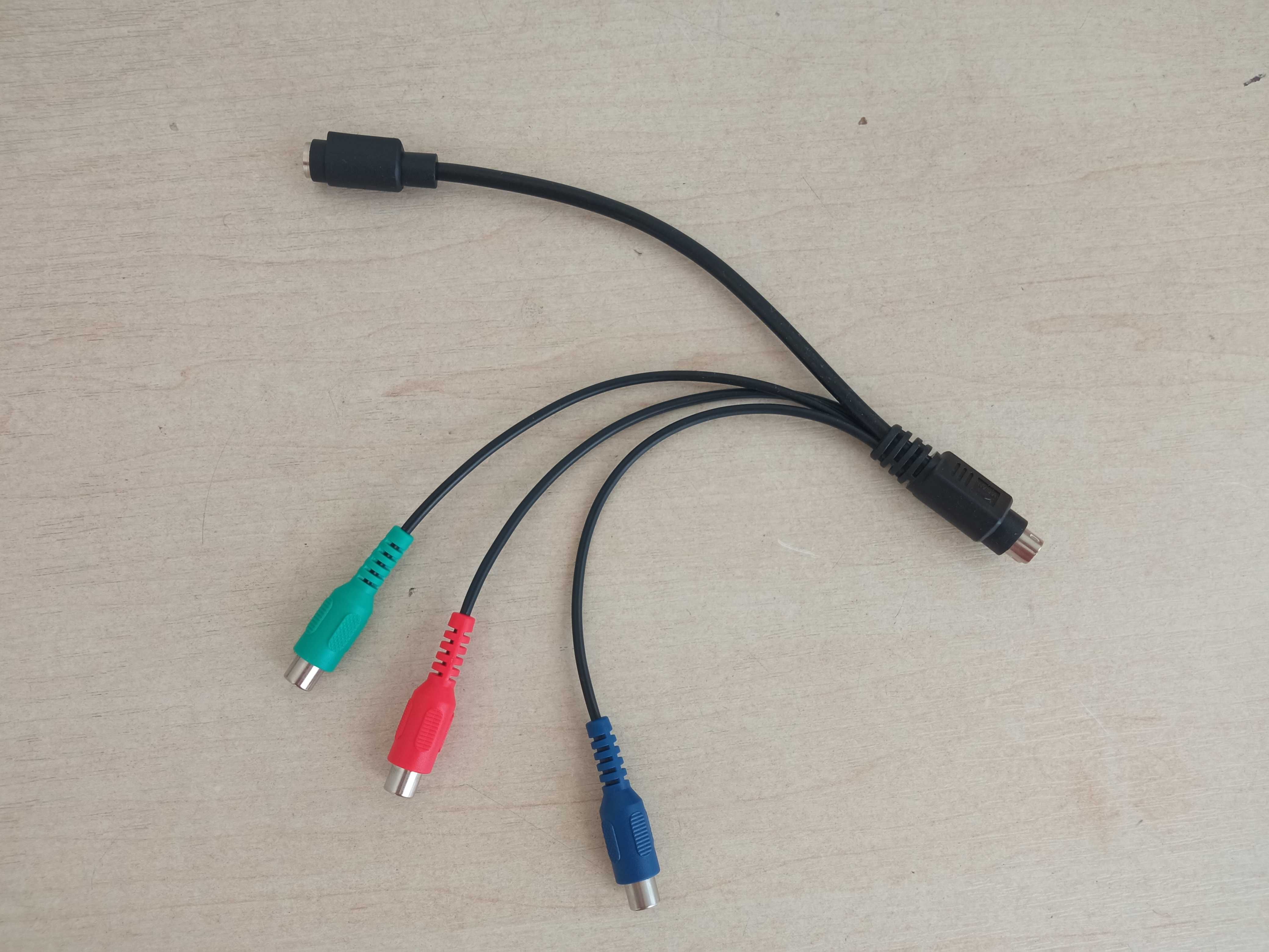 Адаптер перехідник S-video 9-pin to3RCA+S-vid out