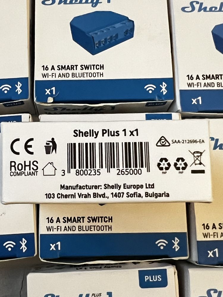 Shelly Plus 1 WIFI inteligentny sterownik bezpotencjalowy(16sztuk)#9