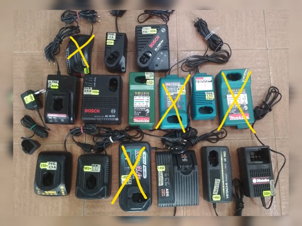 Зарядное устройство для шуруповерта Bosch/Makita/Dewalt из Германии.