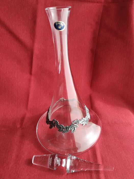 Garrafa cristal boémia