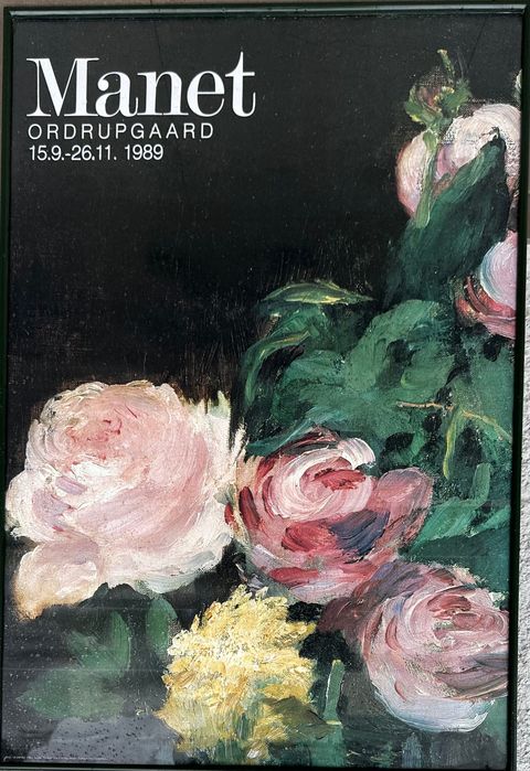 Édouard Manet Impressionista, Poster original exposição Dinamarca 1989