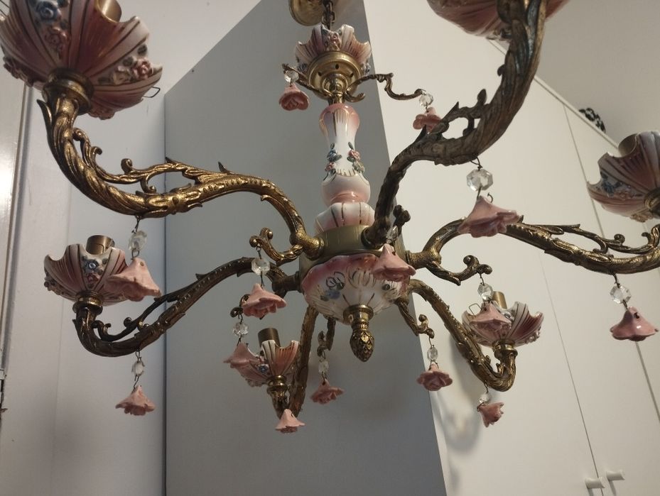 Люстра бронза порцеляна
