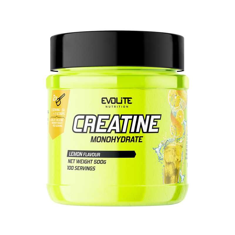 Evolite Creatine 500g Pure Siła Masa Wytrzymałość Najmocniejsza!