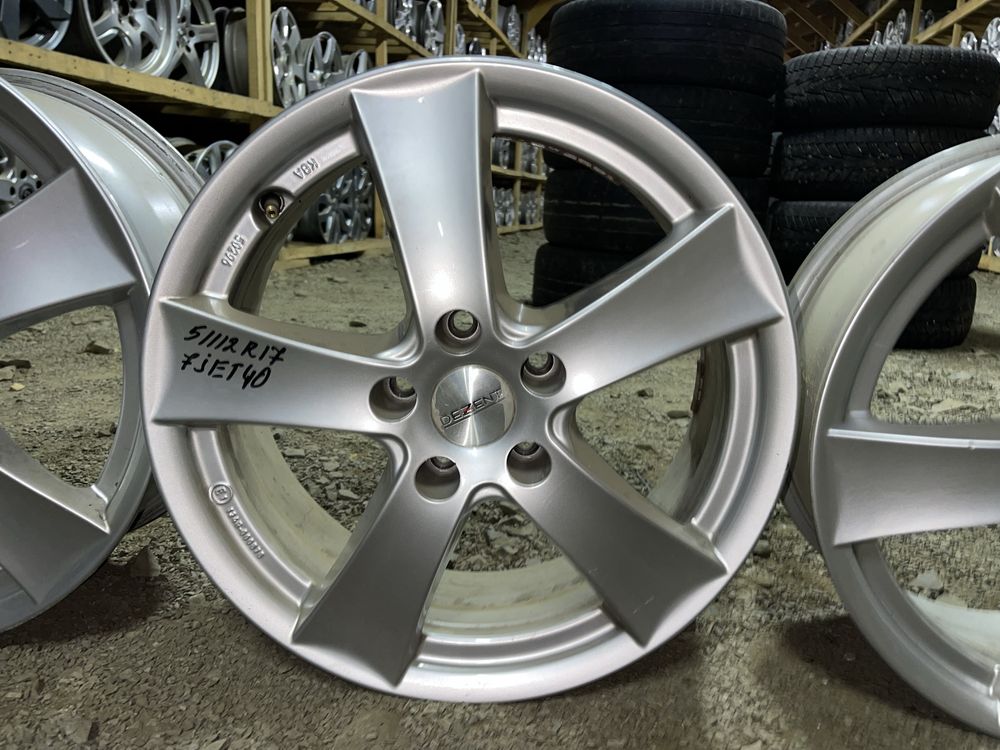 Диски DEZENT 5/112 R17 7J ET40 супер стан Європа