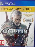 Wiedzmin III Dziki Gon Edycja Roku gra na PS4