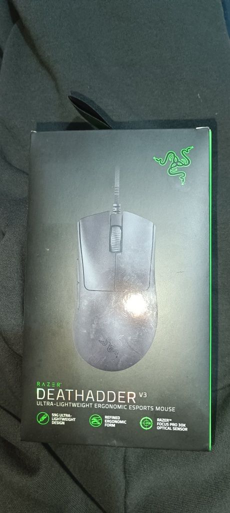 Rato razer deathadder v3 com fio