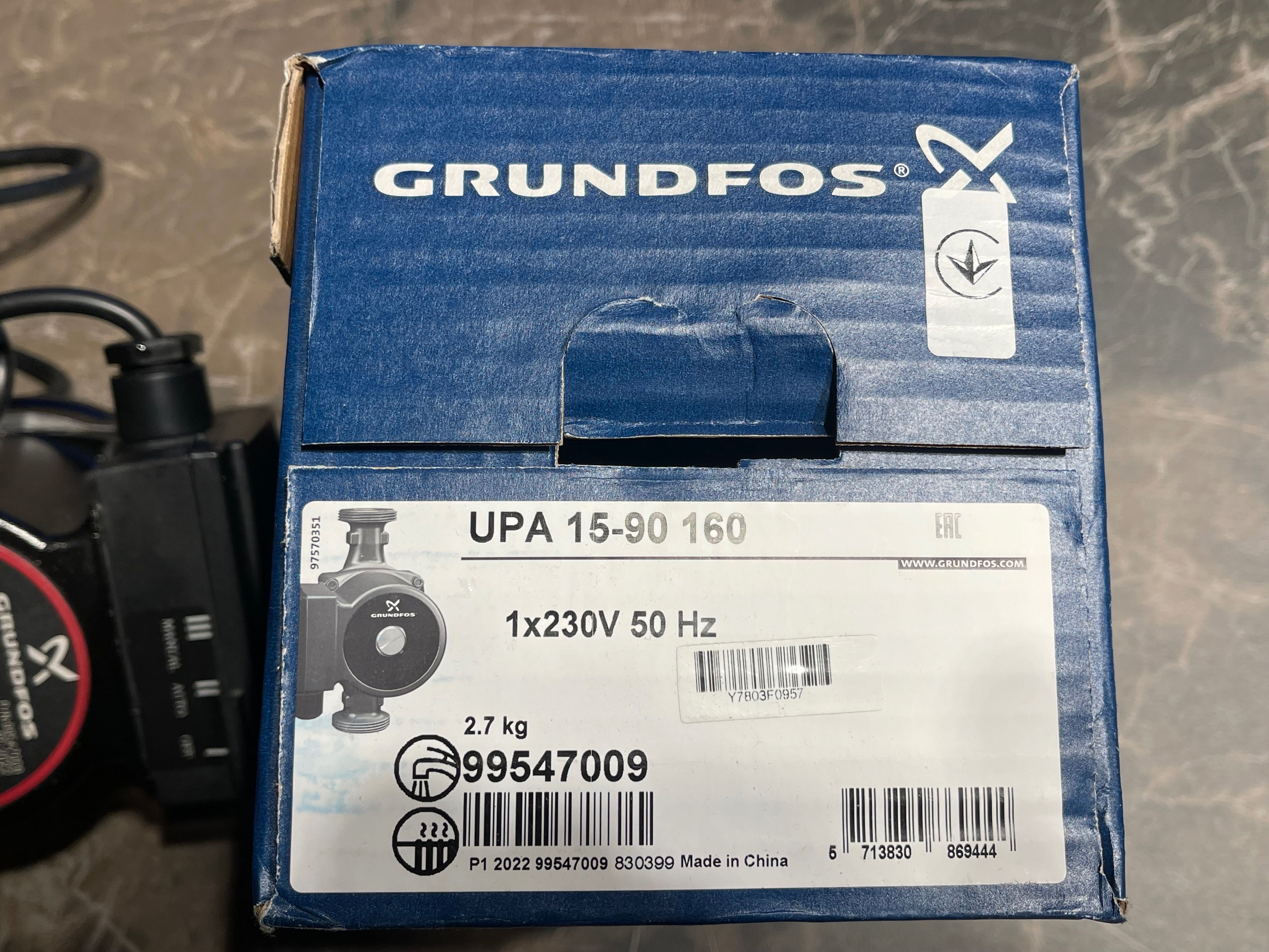 Насос для підвищення тиску води Grundfos UPA
15-90 160