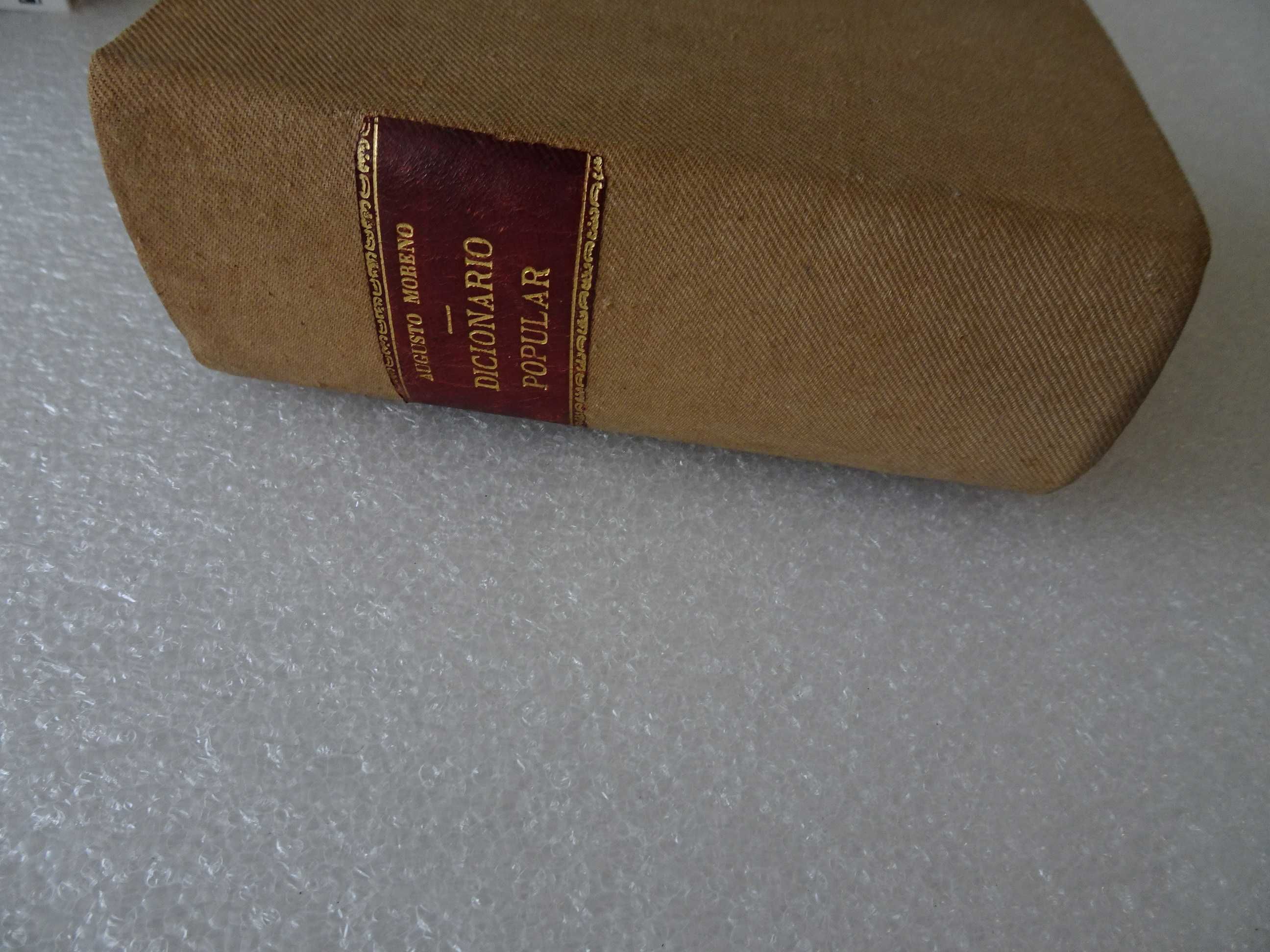 Livro Dicionário Popular - Augusto Moreno