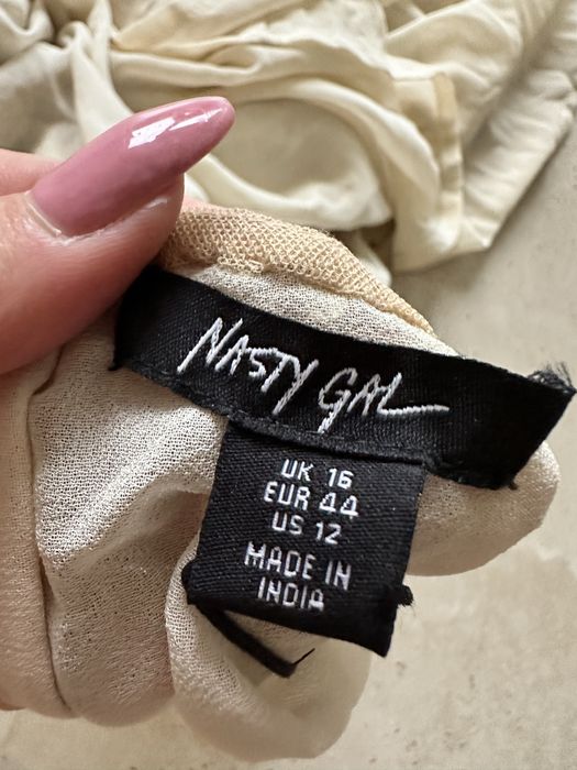 Nowa sukienka cekinowa nasty gal rozmiar 44 Andrzejki wesele frędzle