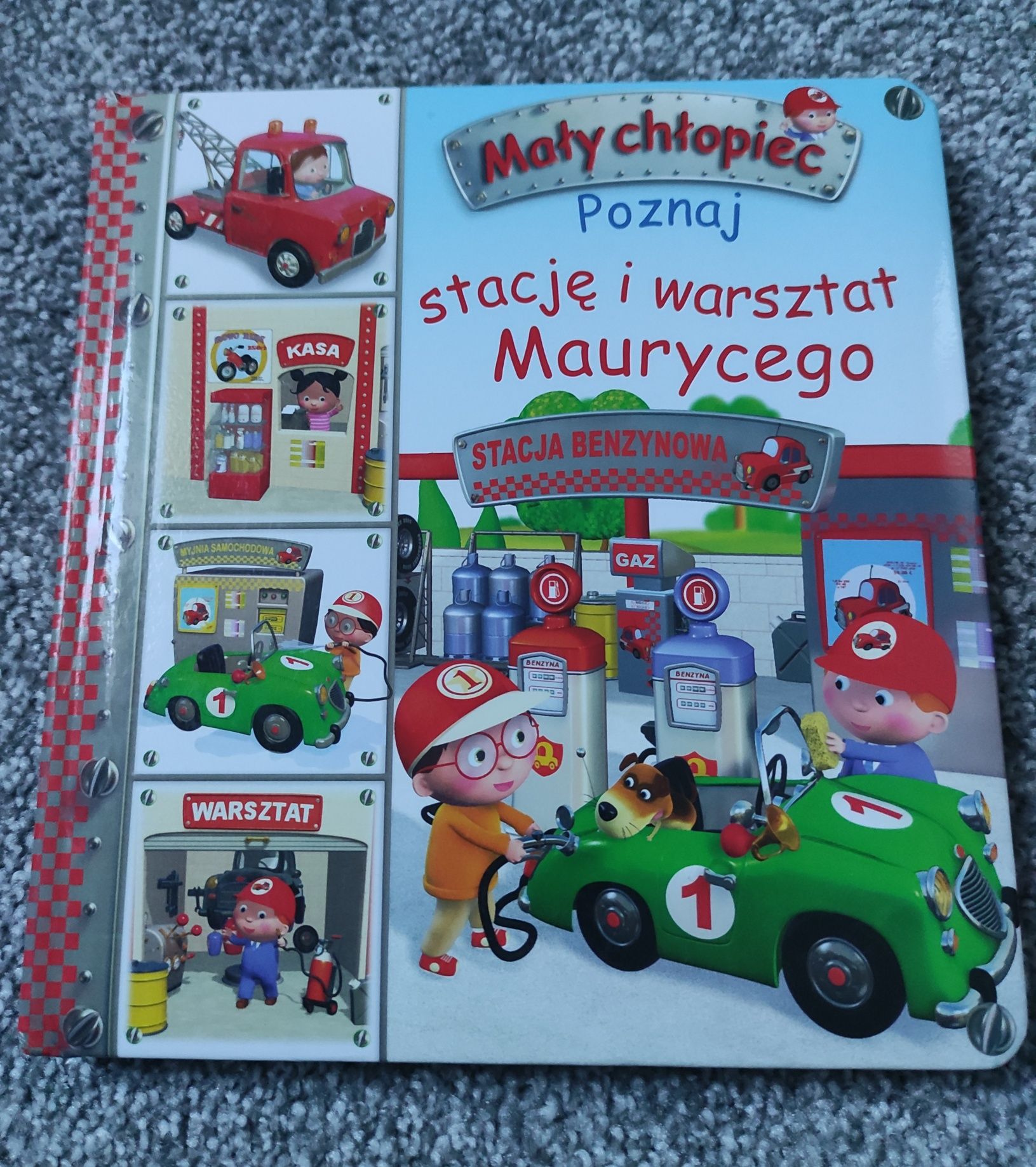 Książka Mały chłopiec - Stacja i warsztat Maurycego